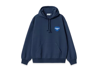 Carhartt WIP Hooded Heart Sweatshirt "Blue"