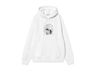 Carhartt WIP Hooded Hocus Pocus Sweatshirt "White/Black"