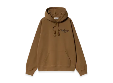Carhartt WIP Hooded Onyx Script Sweatshirt "Hamilton Brown"