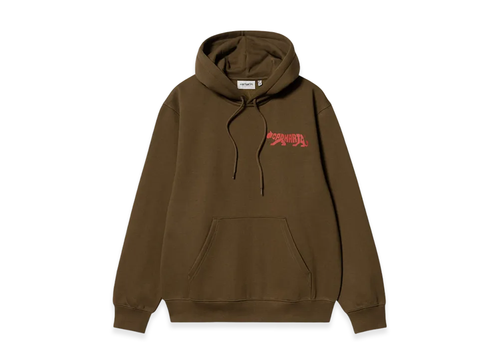 Carhartt WIP Hooded Rocky Script Sweatshirt "Lumber"