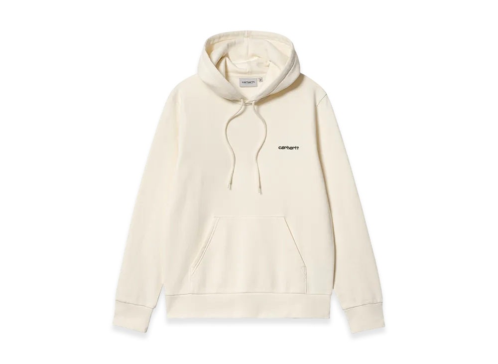 Carhartt WIP Hooded Script Embroidery Sweatshirt "Wax"