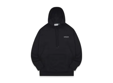 Carhartt WIP Hooded Script Embroidery Sweatshirt "Black"