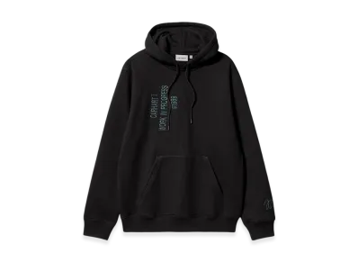 Carhartt WIP Hooded Signature Sweatshirt "Black"