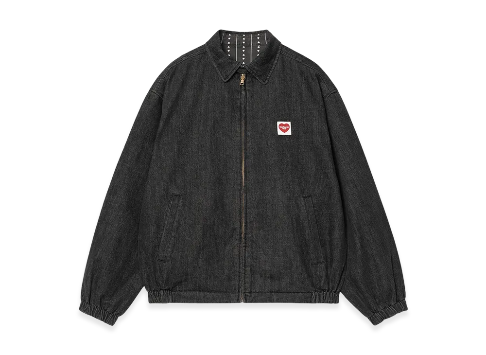 Carhartt WIP Hudson Reversible Jacket "Black/Stone Washed"