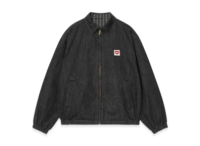 Carhartt WIP Hudson Reversible Jacket "Black/Stone Washed"