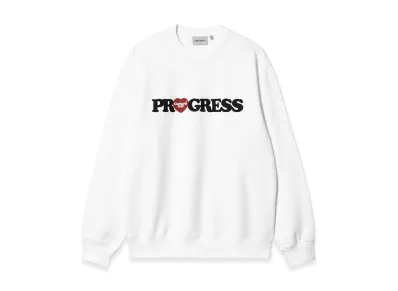 Carhartt WIP I Heart Progress Sweatshirt "White"