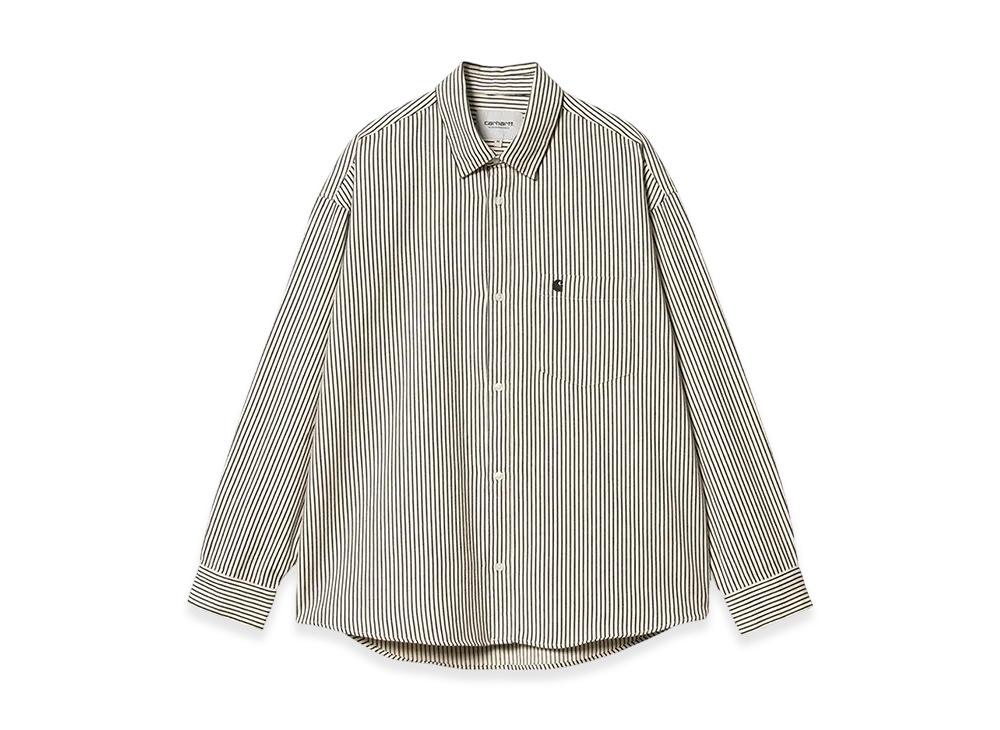 Carhartt WIP Kyle Stripe Shirt "Salt/Black"