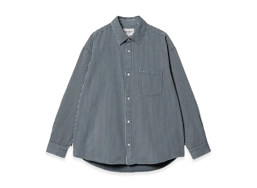 Carhartt WIP Kyle Stripe Shirt "White/Blue"