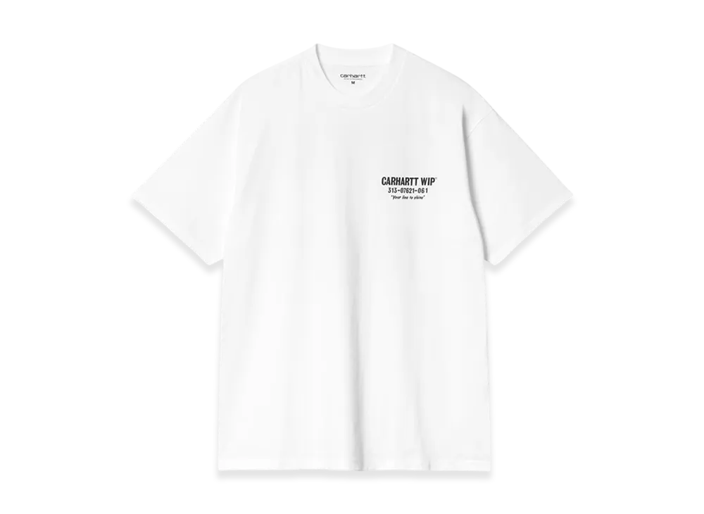Carhartt WIP Less Troubles T-Shirt "White/Black"