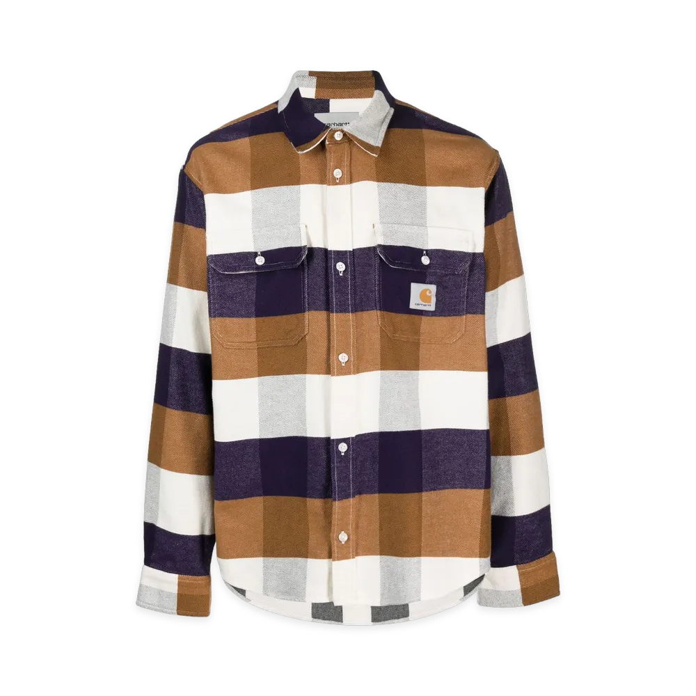 Carhartt WIP Pre Shirts "Brown/Purple/White"