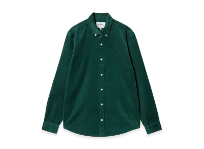 Carhartt WIP Madison Fine Cord Shirt "Chervil/Black"