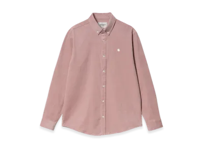 Carhartt WIP Madison Fine Cord Shirt "Glassy Pink/Wax"