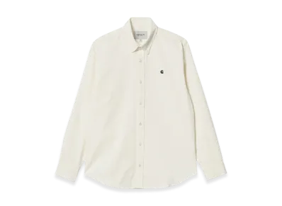 Carhartt WIP Madison Fine Cord Shirt "Wax/Black"