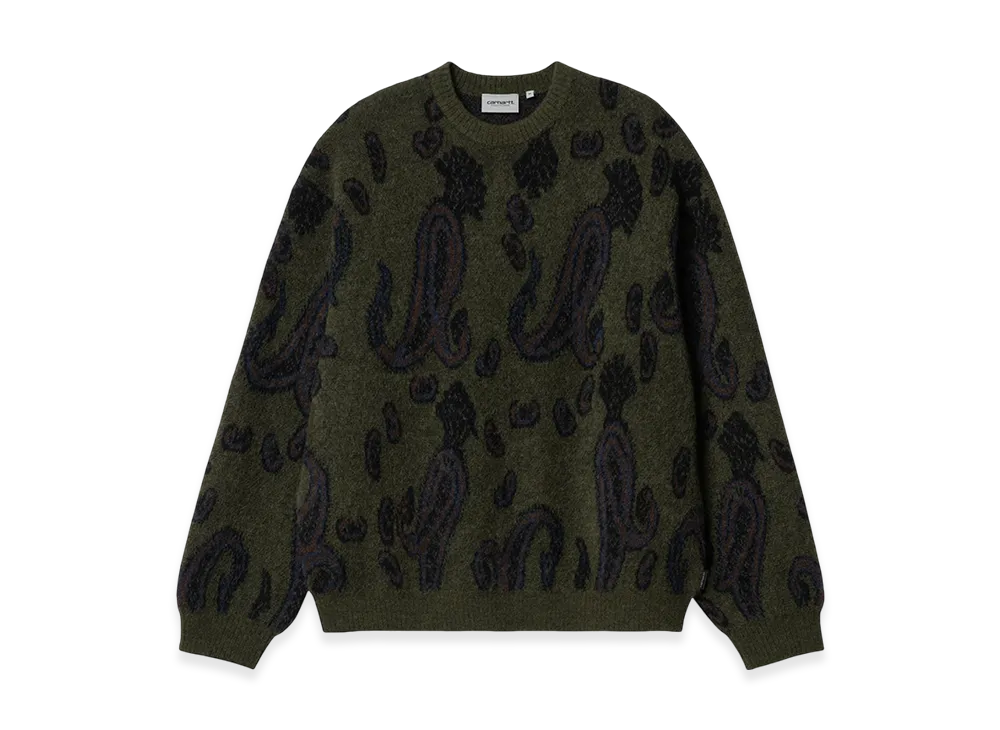 Carhartt WIP Medford Sweater "Plant Paisley Jacquard"