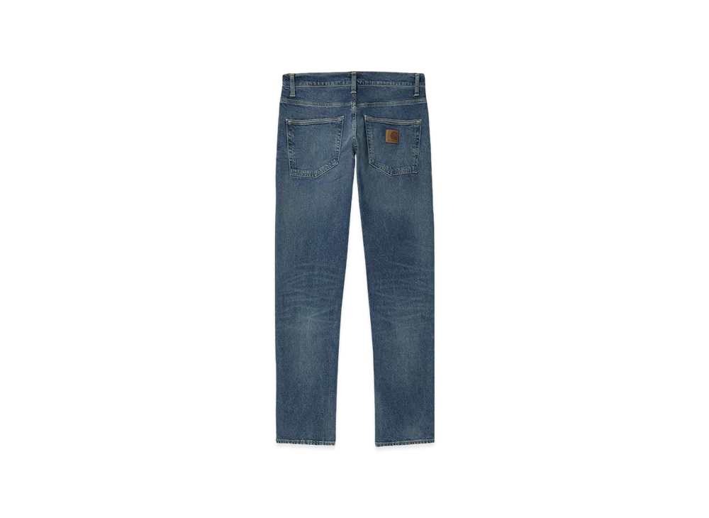 Carhartt WIP Mills Blue Stretch Denim Klondike Pants "Blue Mid Used Wash"