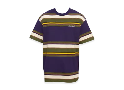 Carhartt WIP Morcom Check T-Shirt "Purple"