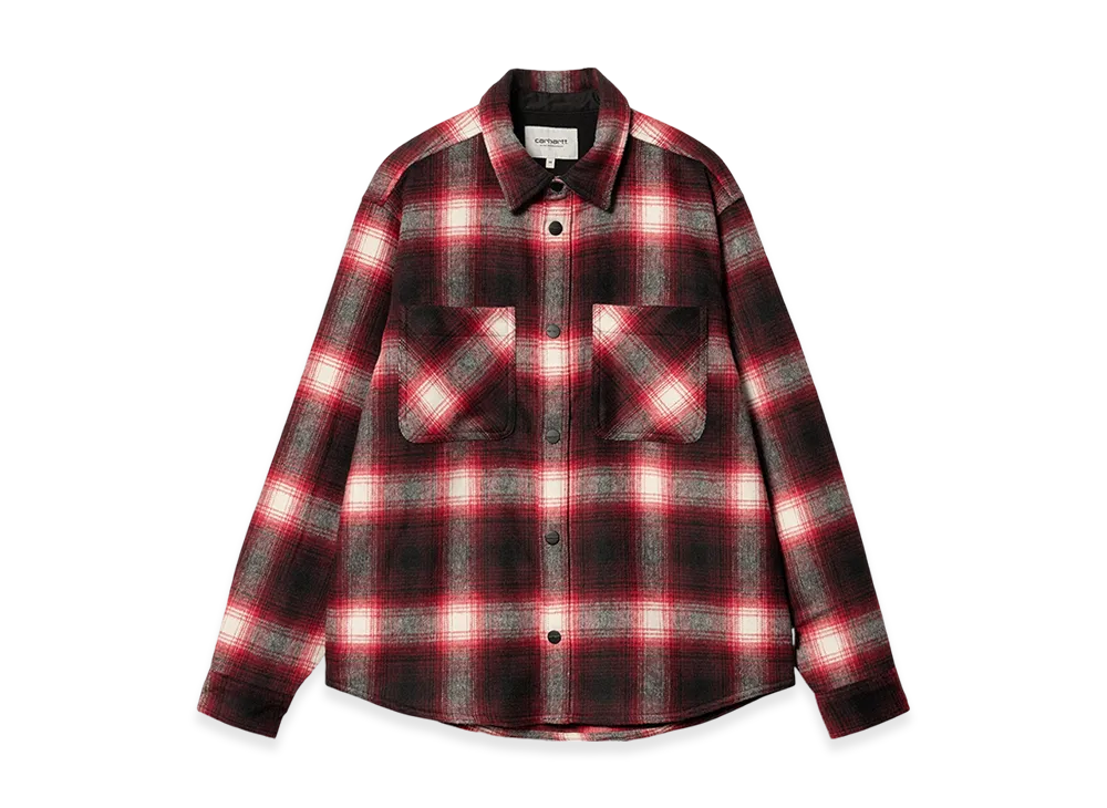 Carhartt WIP Moreau Check Shirt Jacket "Cherry"