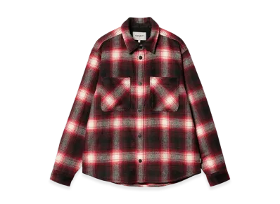 Carhartt WIP Moreau Check Shirt Jacket "Cherry"