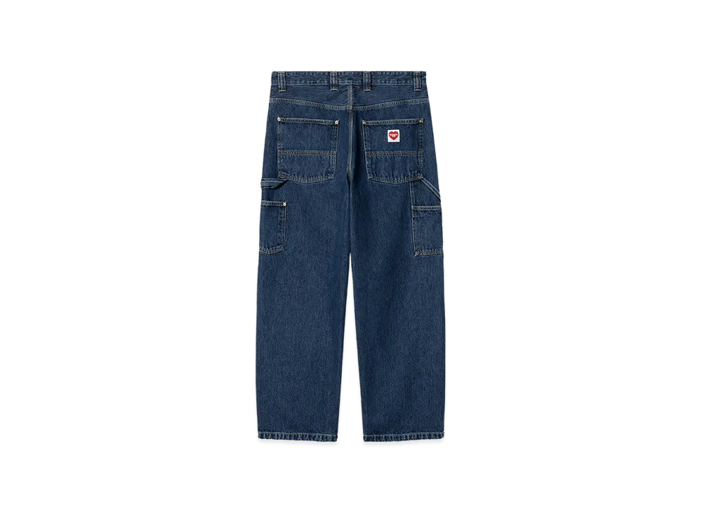 Carhartt WIP Nash Loose Fit Double Knee Pants "Blue Stone Washed"