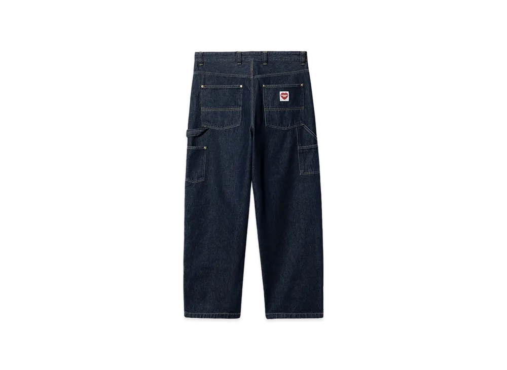Carhartt WIP Nash Loose Fit Double Knee Pants Rinsed "Blue"