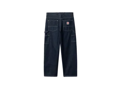 Carhartt WIP Nash Loose Fit Double Knee Pants Rinsed "Blue"
