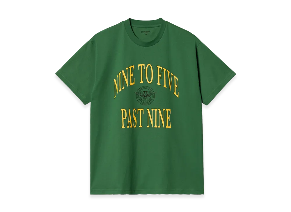 Carhartt WIP Nine To Five Past Nine T-Shirt "Aspen Green"