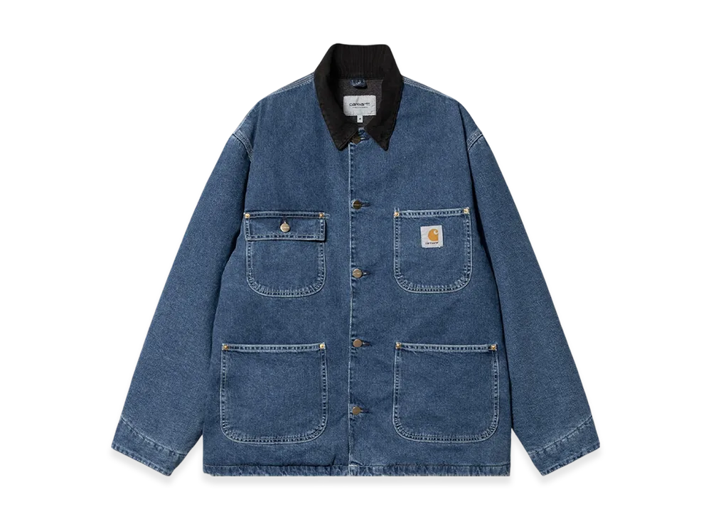 Carhartt WIP Norco Blue Denim OG Chore Coat "Blue Stone Washed"