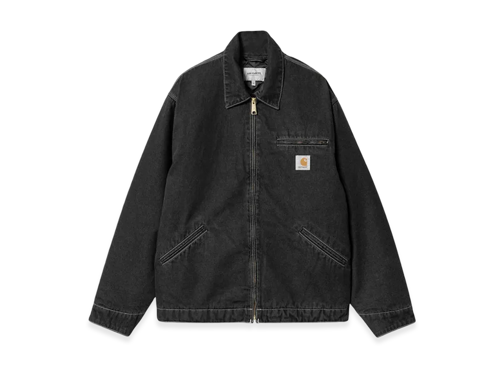 Carhartt WIP Norco Denim OG Detroit Jacket "Black Stone Washed"