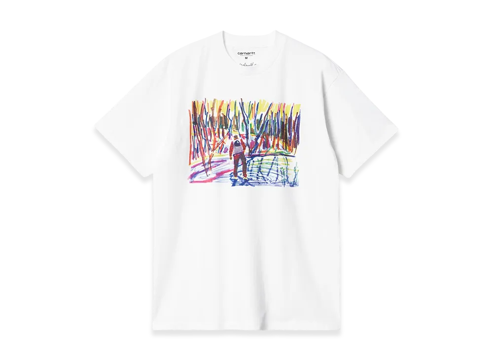 Carhartt WIP Ollie Mac Icy Lake T-Shirt "White"