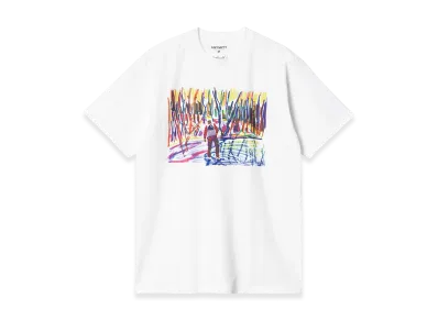 Carhartt WIP Ollie Mac Icy Lake T-Shirt "White"