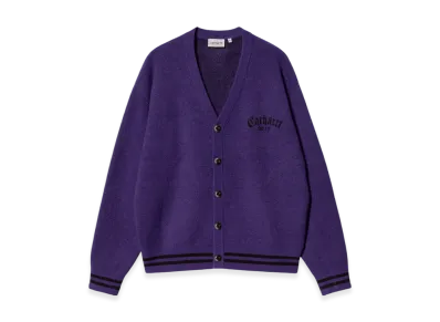 Carhartt WIP Onyx Cardigan "Tyrian/Black"