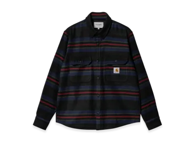 Carhartt WIP Oregon Stripe Shirt Jacket "Black"