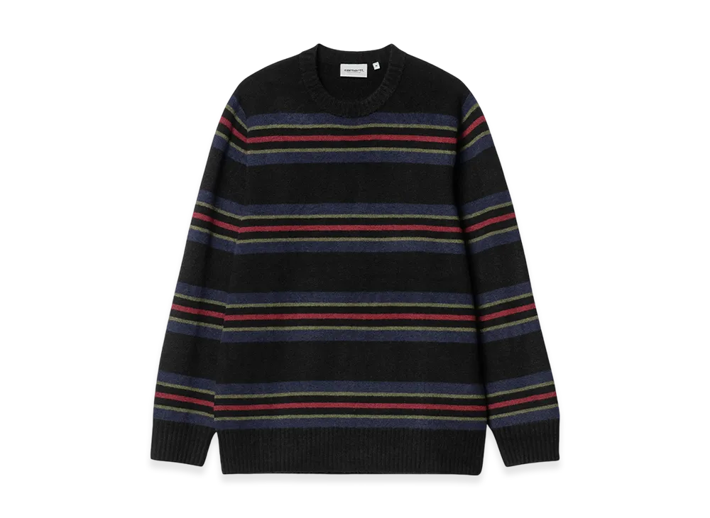 Carhartt WIP Oregon Sweater "Black Starco Stripe"