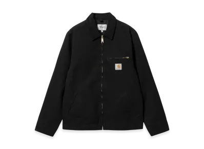 Carhartt WIP Organic Cotton Dearborn Canvas Detroit Jacket "Black Rinsed"
