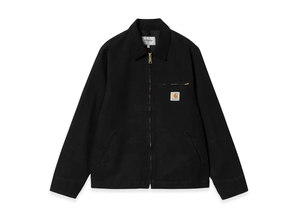 Carhartt WIP Organic Cotton Dearborn Canvas Detroit Jacket "Black Aged Canvas"