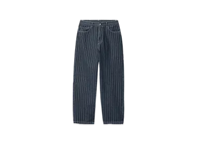 Carhartt WIP Orlean Stripe Pants "Blue/White Stone Washed"