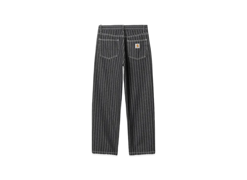 Carhartt WIP Orlean Stripe Pants "Black/White Stone Washed"