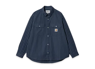 Carhartt WIP Orlean Stripe Shirt "Blue/White"