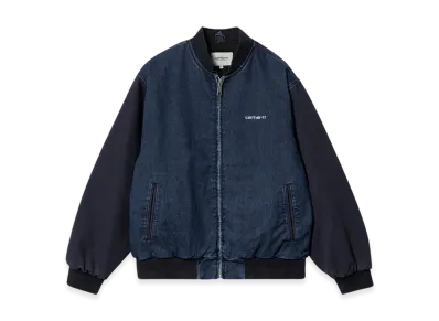 Carhartt WIP Paxon Bomber "Blue/Dark Navy Stone Washed"