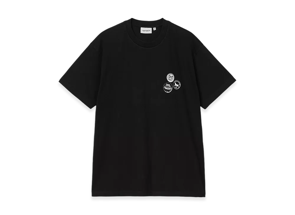 Carhartt WIP Pins Short Sleeve T-Shirt "Black"