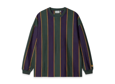 Carhartt WIP Ruben Long Sleeve T-Shirt "Discovery Green/Cassis"