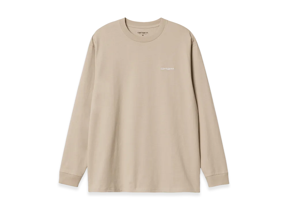 Carhartt WIP Script Embroidery Long Sleeve T-Shirt "Wall"