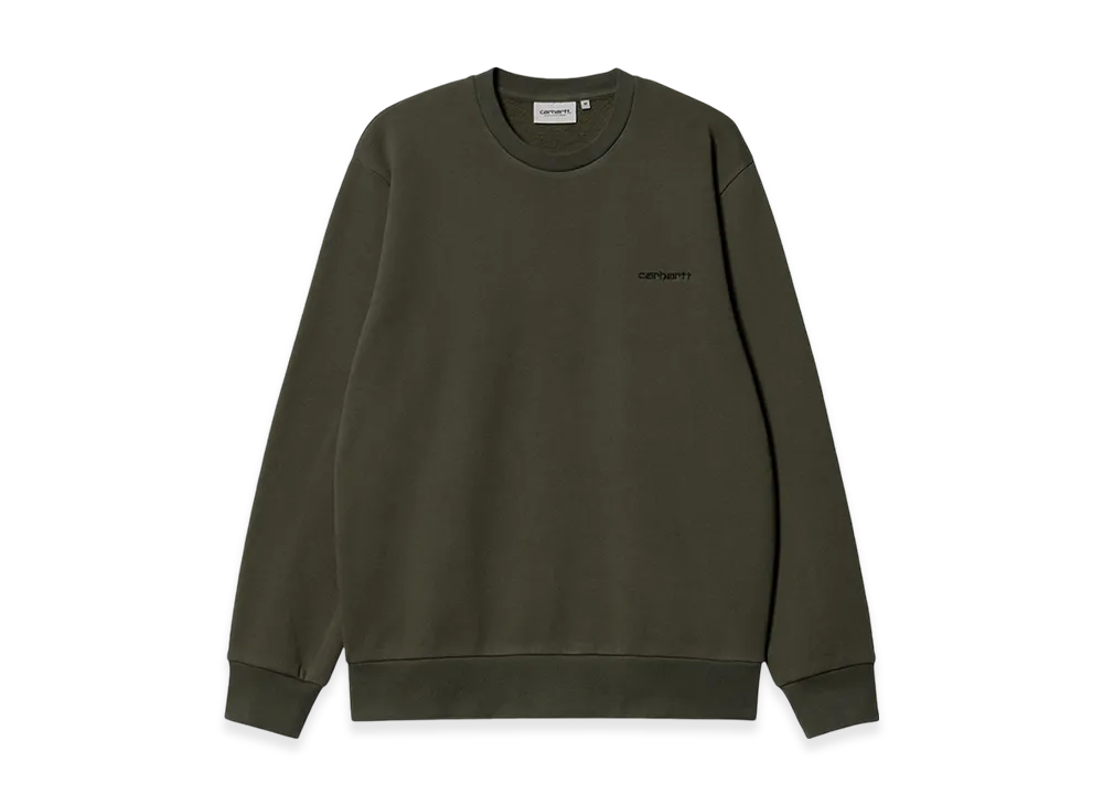 Carhartt WIP Script Embroidery Sweatshirt "Cypress"