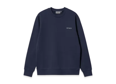Carhartt WIP Script Embroidery Sweatshirt "Blue"