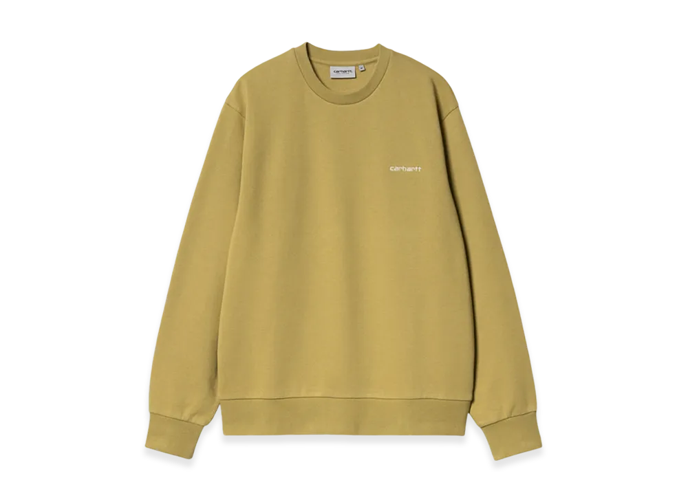 Carhartt WIP Script Embroidery Sweatshirt "Agate"