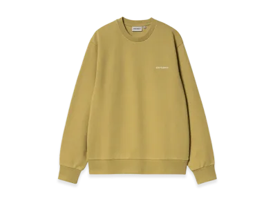 Carhartt WIP Script Embroidery Sweatshirt "Agate"