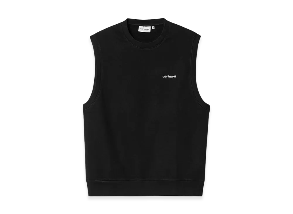 Carhartt WIP Script Vest Sweatshirt "Black"