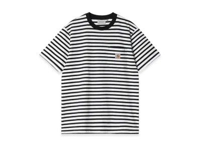 Carhartt WIP Seidler Stripe Pocket T-Shirt "Black/White"