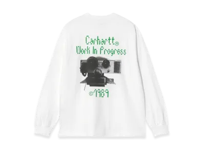 Carhartt WIP Soundface Long Sleeve T-Shirt "White"
