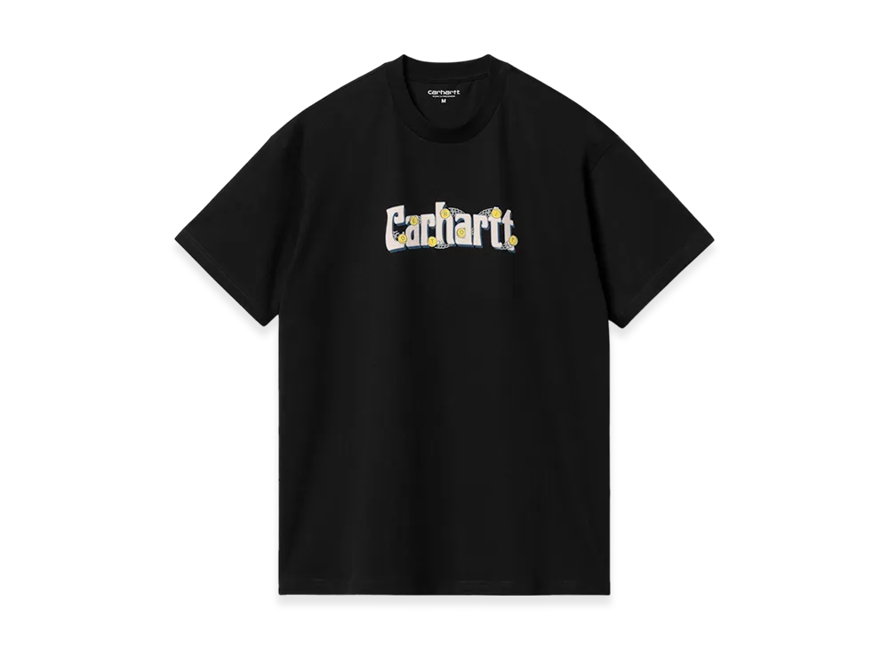 Carhartt WIP Spin Script T-Shirt "Black"